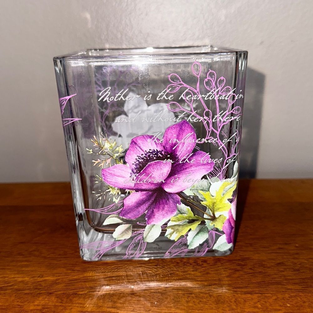 Telaflora Sympathy Gift Hummingbird Glass Holder!